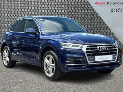 Used Audi Q5 S-Line 187 HP (137 kW) 2019 Blue SUV