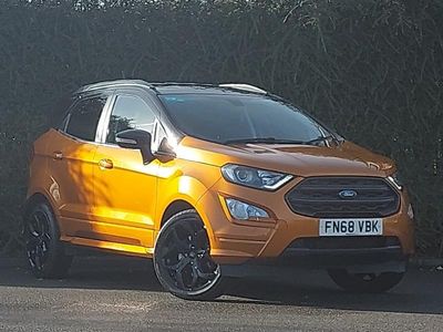 Orange Used 2018 Ford Ecosport ST-Line SUV | £9,698 (Fair price)