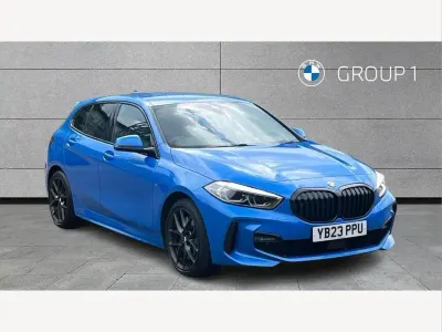 Used BMW 118 M Sport 150 HP (110 kW) 2023 Blue Hatchback