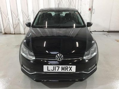 Used VW Polo 90 HP (66 kW) 2017 Black Hatchback