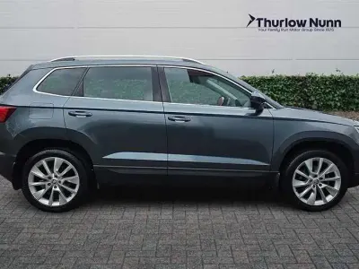 Używany Skoda Karoq SE L 150 KM (110 kW) 2018 Szary SUV