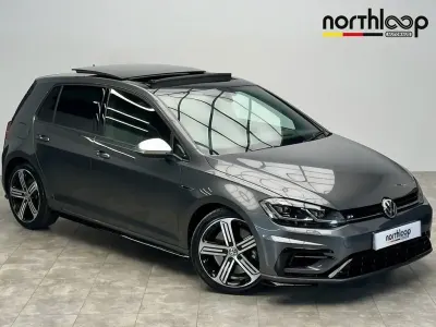 Begagnad VW Golf VII R 300 HK (220 kW) 2019 Grå Halvkombi
