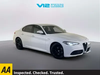 Begagnad Alfa Romeo Giulia Saloon Veloce 280 HK (205 kW) 2021 Vit Sedan