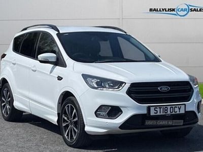used Ford Kuga ST-LINE 2.0 TDCI IN WHITE WITH 75K