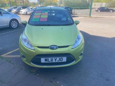 Used Ford Fiesta Zetec 96 HP (70 kW) 2011 Green Hatchback
