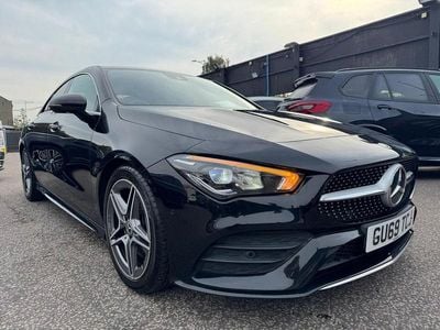Begagnad Mercedes CLA200 AMG line 163 HK (119 kW) 2019 Svart Sportkupé