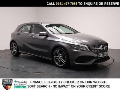 Used Mercedes A160 AMG line 102 HP (75 kW) 2017 Grey Hatchback