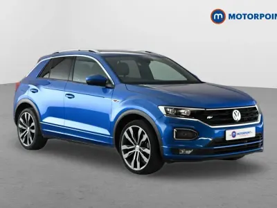 Used VW T-Roc R-line 190 HP (139 kW) 2020 Blue SUV