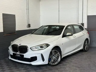 Used BMW M135 Sport Line 306 HP (225 kW) 2021 White Hatchback