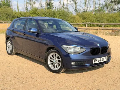 Used BMW 118 Sport Line 141 HP (103 kW) 2014 Blue Hatchback