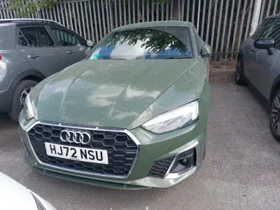 Used Audi A5 S-Line 150 HP (110 kW) 2022 Green Coupe
