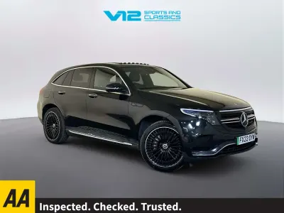 Used Mercedes EQC400 AMG Line Premium Plus 300 kW (408 HP) 2022 Black SUV