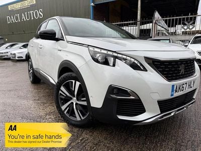 Used Peugeot 3008 GT-line 2017 White Hatchback