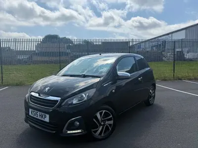 Used Peugeot 108 82 HP (60 kW) 2015 Black Hatchback