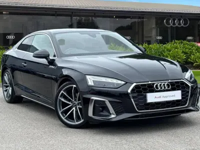 Used Audi A5 S-Line 150 HP (110 kW) 2022 Black Coupe