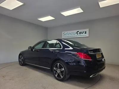 Used Mercedes C200 Premium 2019 Blue Sedan