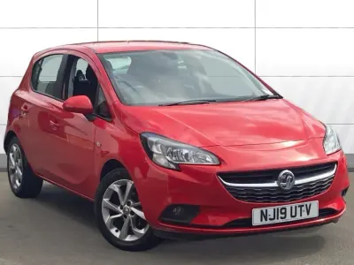 Used Vauxhall Corsa 90 HP (66 kW) 2019 Red Hatchback