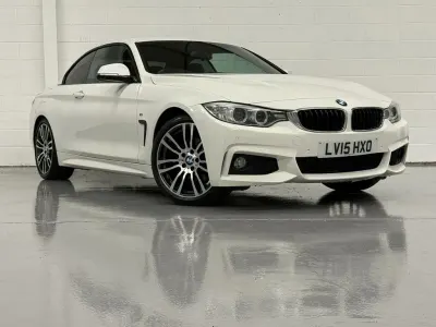 Usado BMW 420 M Sport 184 CV (135 kW) 2015 Blanco Descapotable