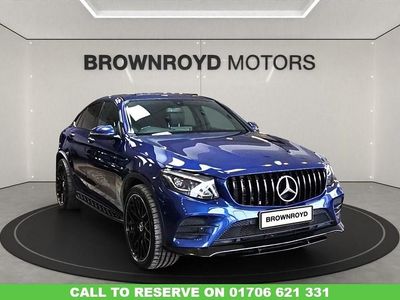 Blue Used 2017 Mercedes GLC250 AMG Line Premium Coupe | £20,990 (Fair price)