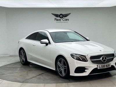 White Used 2018 Mercedes E220 AMG line Coupe | £14,950 (Super price)