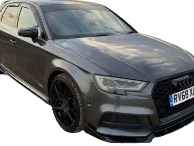 Used Audi A3 Sportback Black Edition 116 HP (85 kW) 2018 Grey Hatchback