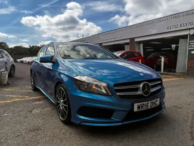 Used Mercedes A200 AMG 2015 Blue Hatchback