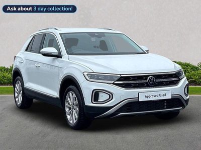 White New 2025 VW T-Roc Style SUV | £27,298 (Good price)