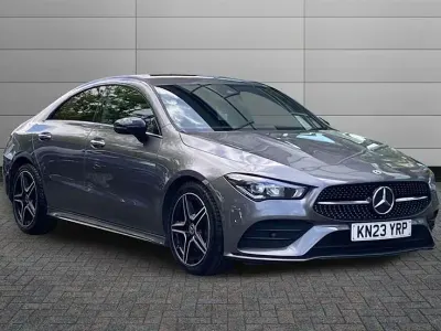 Used Mercedes CLA200 AMG Line Premium 163 HP (119 kW) 2023 Mountain grey Sedan