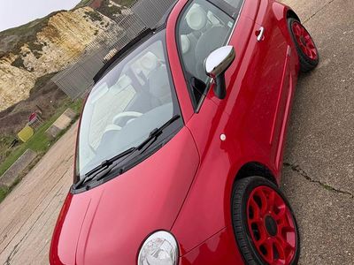Used Fiat 500 Lounge 69 HP (50 kW) 2009 Red Cabriolet