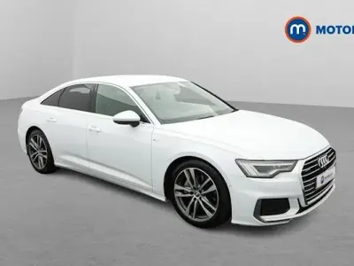 Used Audi A6 S-Line 245 HP (180 kW) 2020 White Sedan