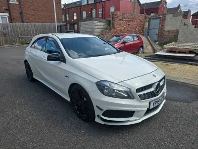 Used Mercedes A220 AMG 170 HP (125 kW) 2015 White Hatchback