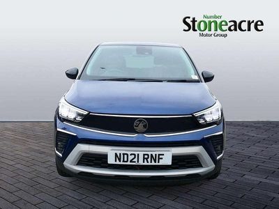 Used Vauxhall Crossland Elite 130 HP (95 kW) 2021 Blue SUV