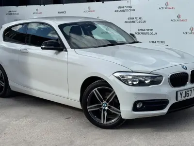 Used BMW 116 Sport Line 2017 White Hatchback