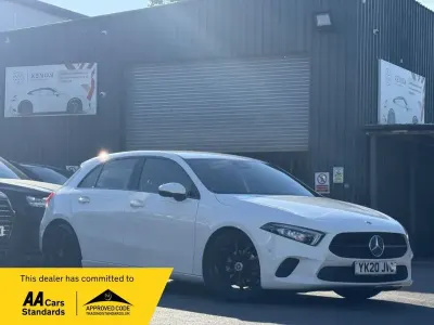 Used Mercedes A180 Executive 136 HP (100 kW) 2020 White Hatchback