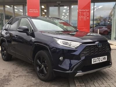 Begagnad Toyota RAV4 Hybrid Premium 222 HK (163 kW) 2020 Blå SUV