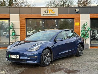 Blue Used 2021 Tesla Model 3 Long Range AWD Sedan | £13,699 (Fair price)