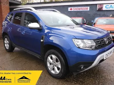 Begagnad Dacia Duster Comfort 100 HK (73 kW) 2021 Blå SUV