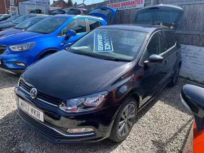 Used VW Polo Beats 90 HP (66 kW) 2017 Black Hatchback