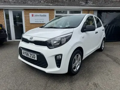 Usado Kia Picanto 66 HP (48 kW) 2018 Branco Citadino