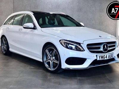 Used Mercedes C200 AMG Line Premium 184 HP (135 kW) 2015 White Estate