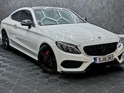 Used Mercedes C250 AMG Line Premium Plus 204 HP (150 kW) 2016 White Coupe