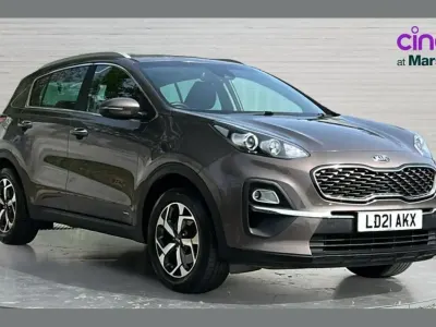 Used Kia Sportage 136 HP (100 kW) 2021 Brown SUV