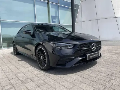 Used Mercedes CLA200 AMG Line Premium Plus 163 HP (119 kW) 2025 Black Coupe