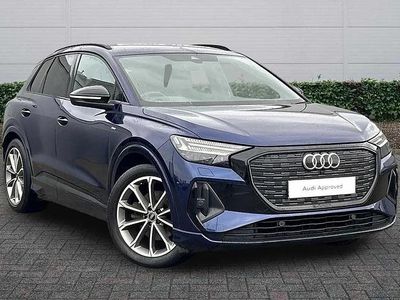 Navarra blue metallic Used 2021 Audi Q4 e-tron Comfort SUV | £20,985 (Fair price)