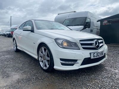 used Mercedes C220 C-Class 2012 MERCEDESCDI BlueEFFICIENCY AMG Sport 2dr Auto GLASS ROOF DAB