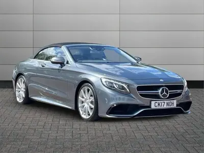 Used Mercedes S63 AMG AMG 577 HP (424 kW) 2017 Grey Cabriolet