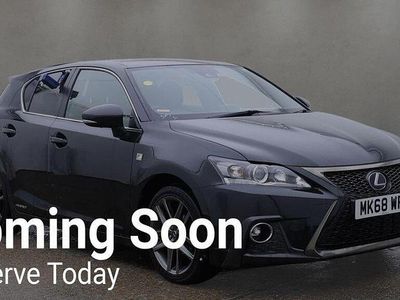 Black Used 2018 Lexus CT200h Sport Line Hatchback | £11,750 (Fair price)
