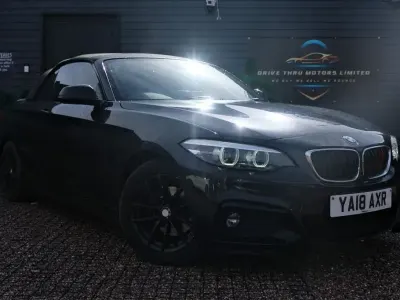 Begagnad BMW 218 M Sport 150 HK (110 kW) 2018 Svart Cab