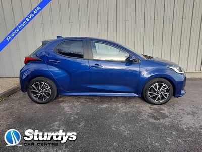Used Toyota Yaris Hybrid Design 2022 Blue Hatchback