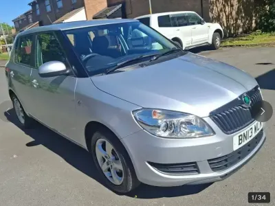 Używany Skoda Fabia SE 2013 Srebrny Hatchback